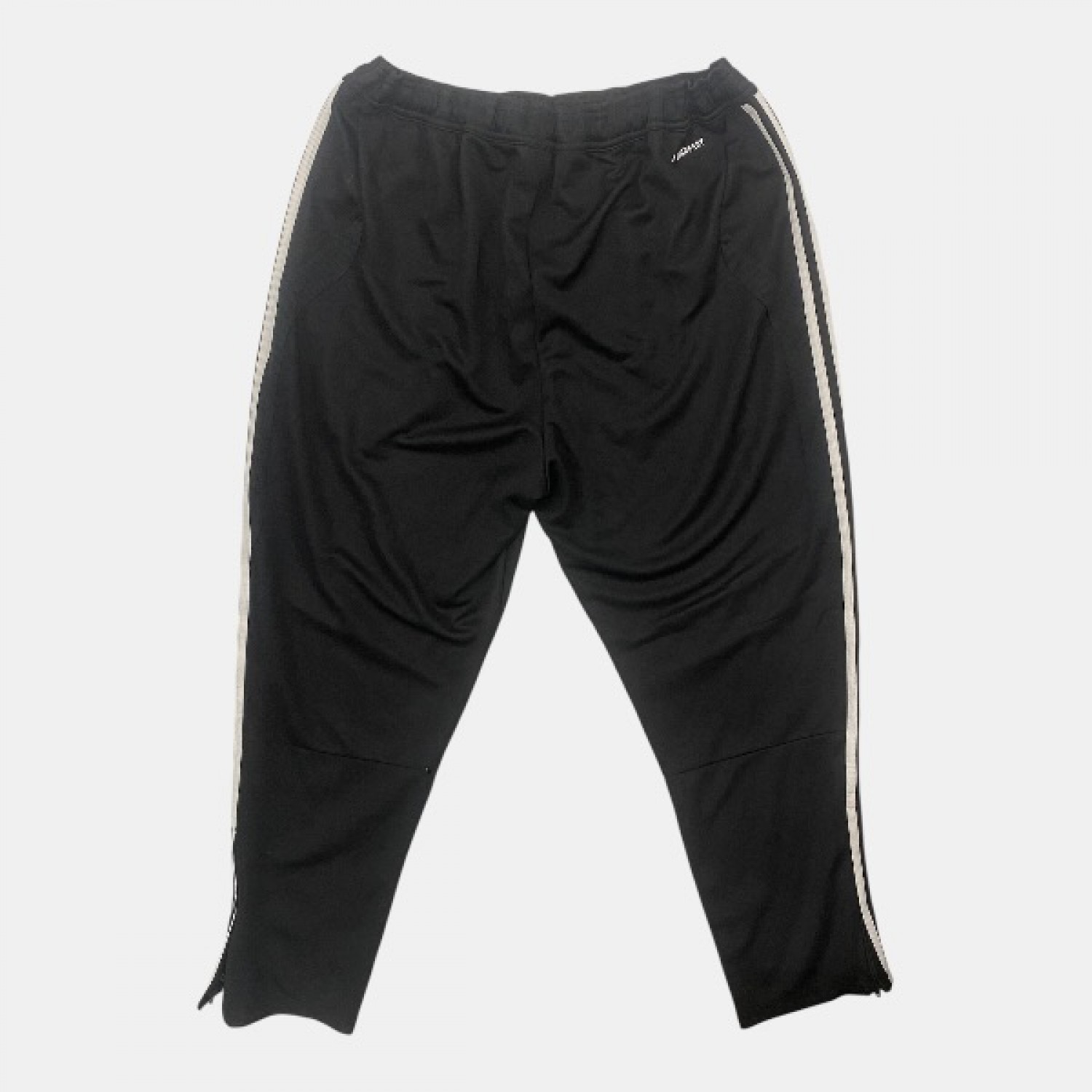 Adidas Training Pants Black 3-Stripes XL Pre Owned
